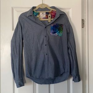 On The Byas buttondown with funky chest pocket